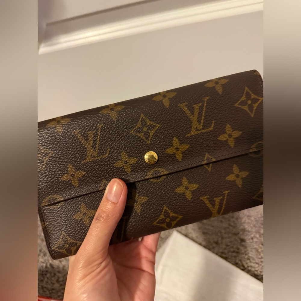 Louis Vuitton Brown Monogram Wallet Iconic Design